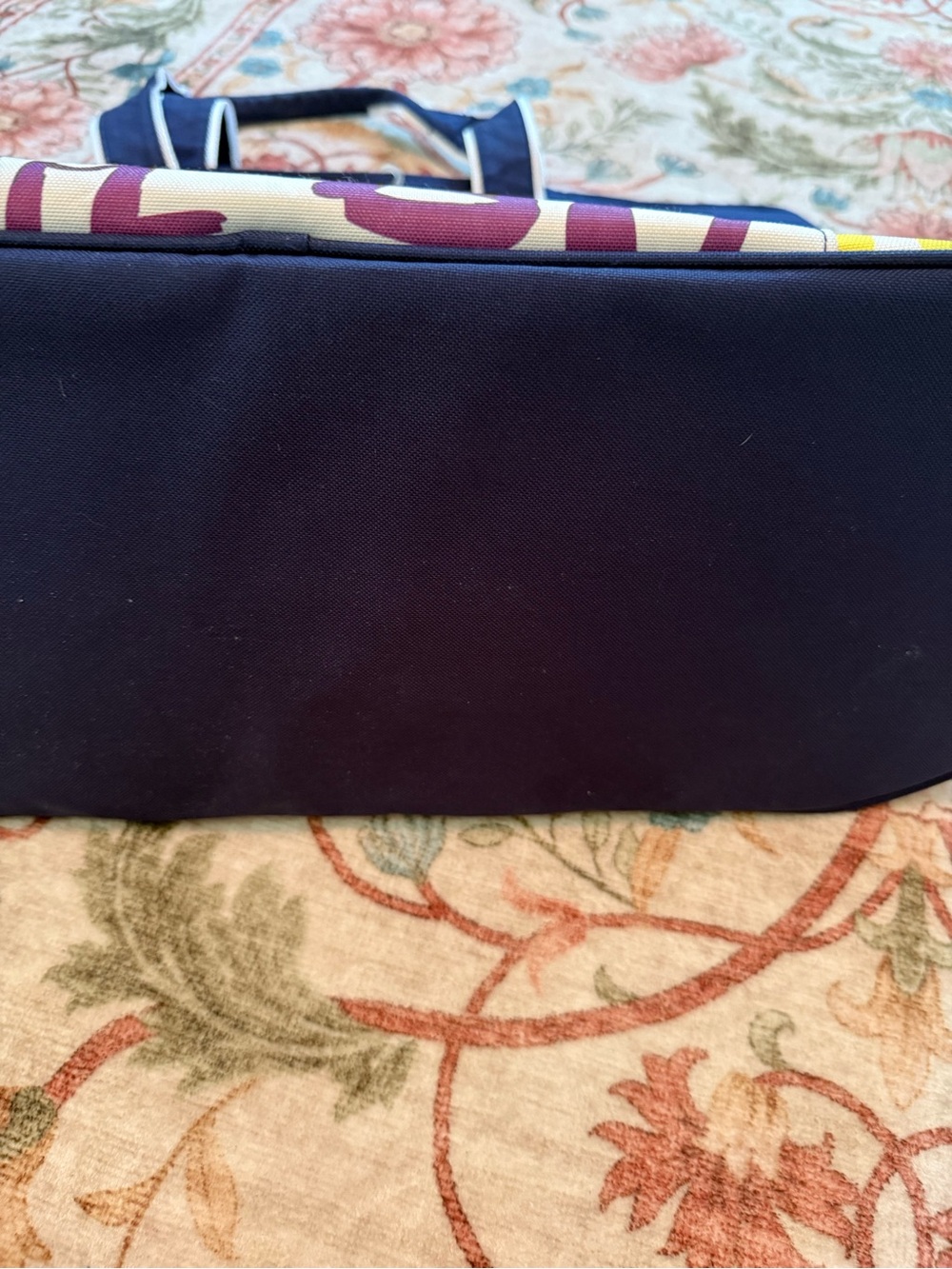 GeckobrandsNavy & Multi 'Love' Print Canvas Tote - Picture 5 of 8